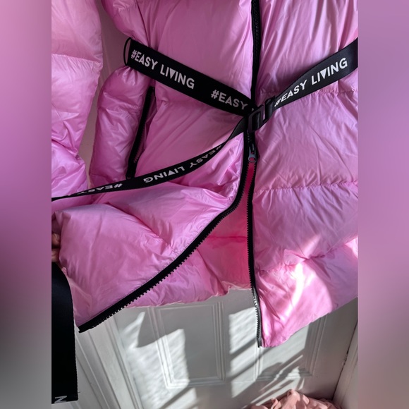 Montereggi Women's Down Jacket Pink Size 46It - Picture 7 of 13